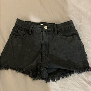 Pacsun Black Jean Shorts